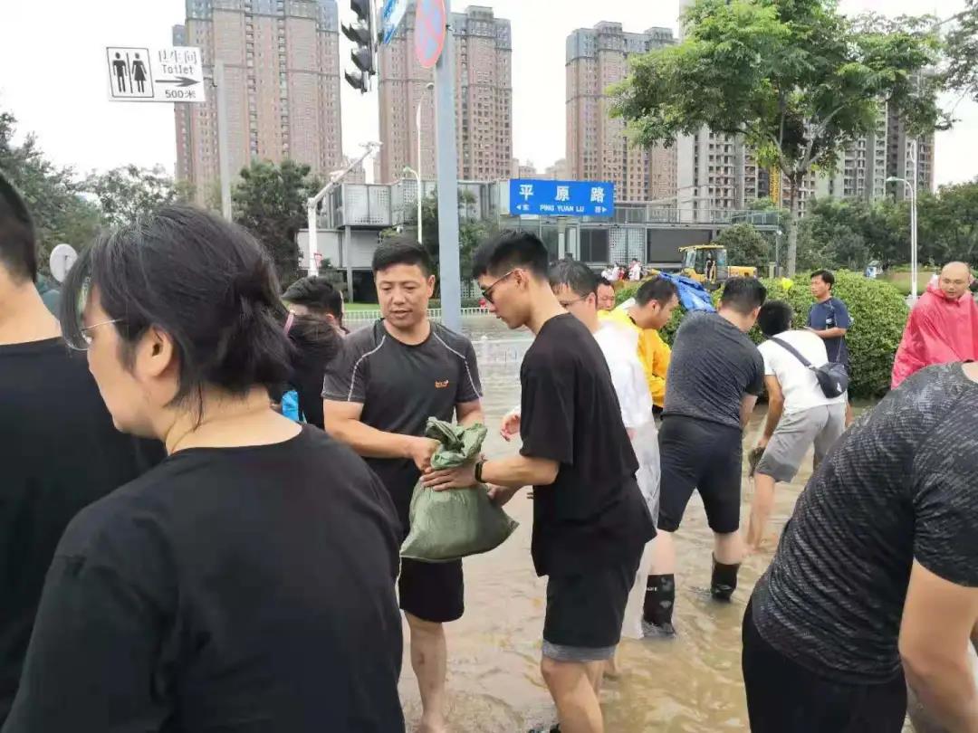 防汛救災——天豐鋼結構建設公司在行動